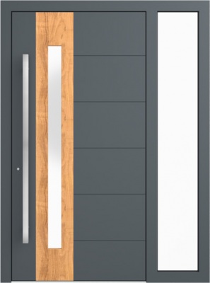 Drzwi zewnętrzne aluminiowe AB1 Fix P