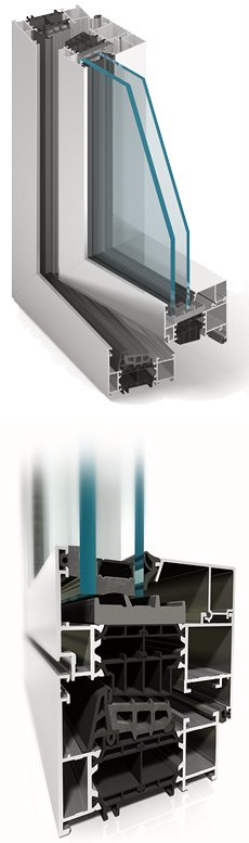 okna aluminiowe Aluprof MB86